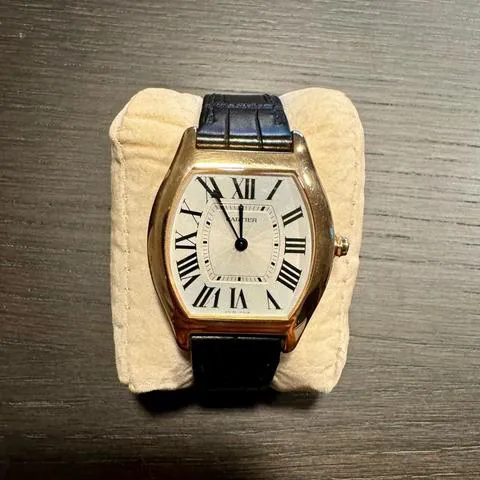 Cartier Tortue W1556362 39mm Rose gold Silver 5