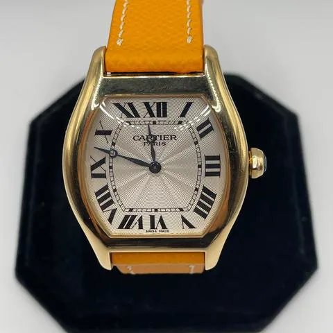 Cartier Tortue 34mm Yellow gold White 5