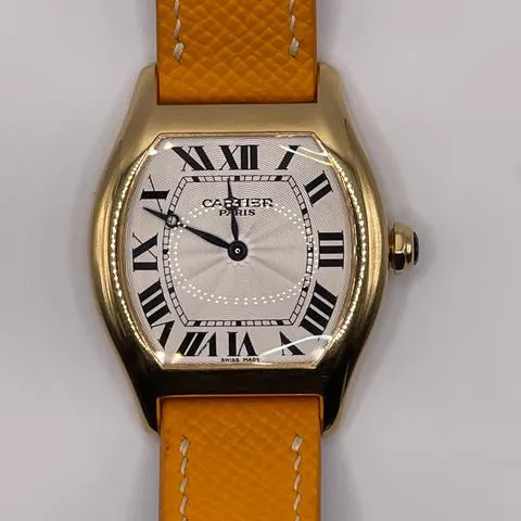 Cartier Tortue 34mm Yellow gold White 15