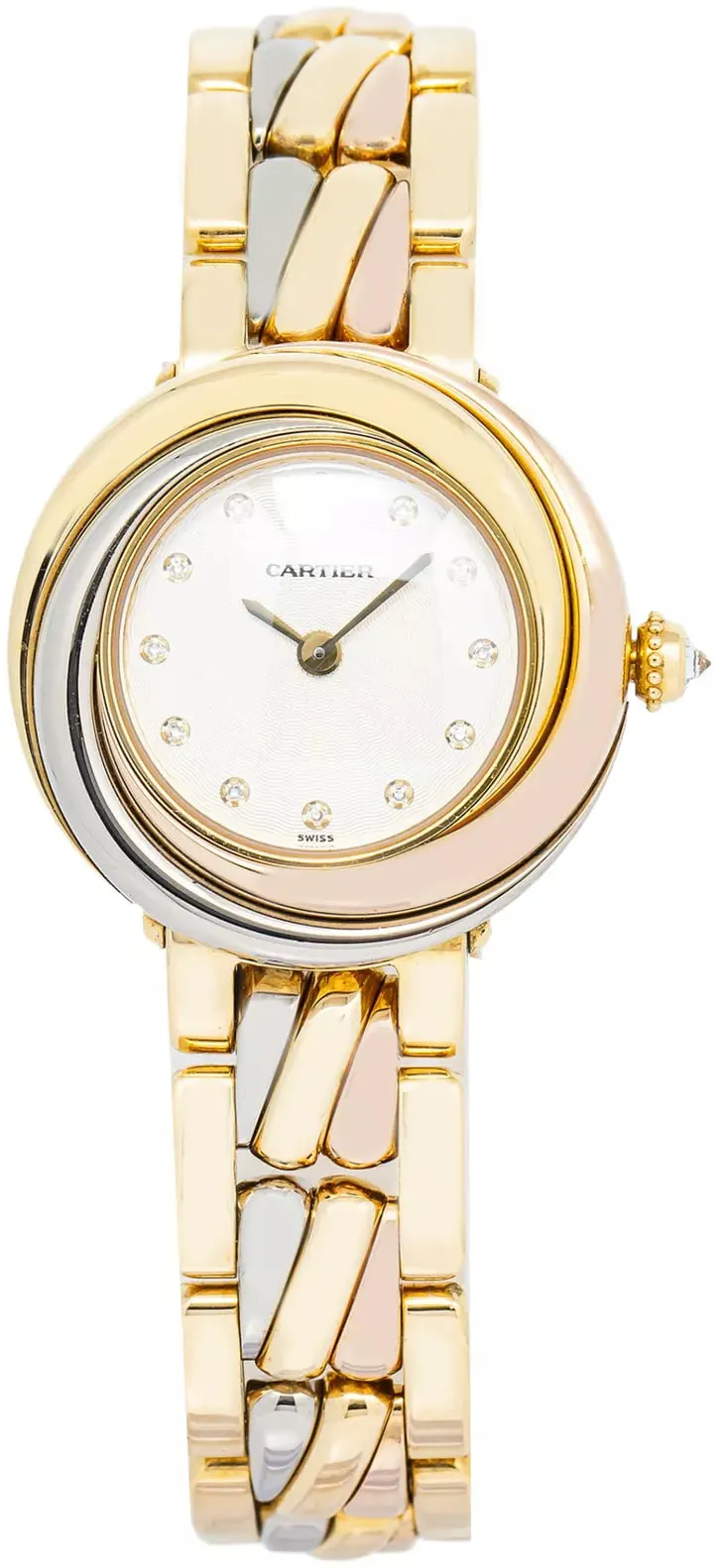 Cartier Trinity WG200246 27mm Rose gold White