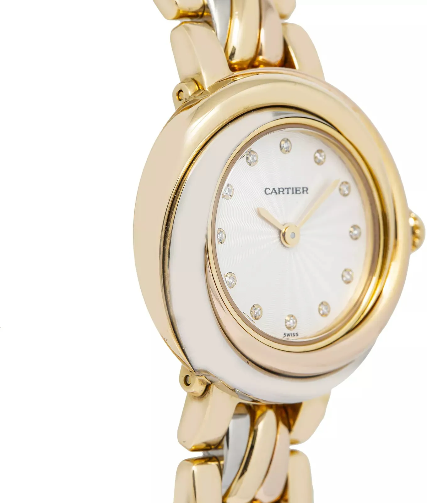 Cartier Trinity WG200246 27mm Rose gold White 2