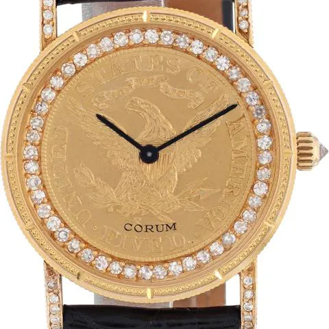 Corum Coin Watch 1882 28mm Yellow gold Gold