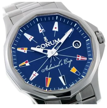 Corum 01.0131 38mm Stainless steel Blue 2