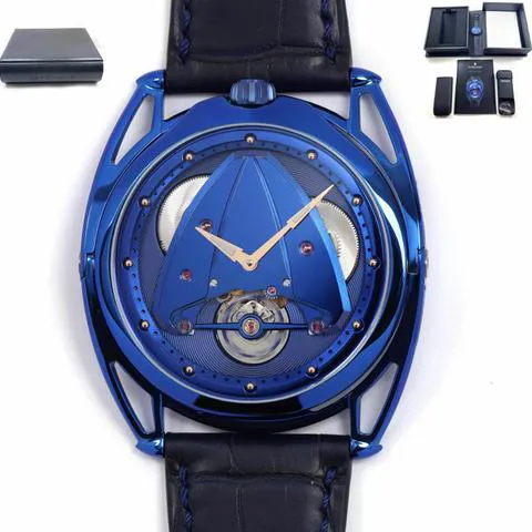 De Bethune DB28 DB28XPB 43mm Titanium Blue