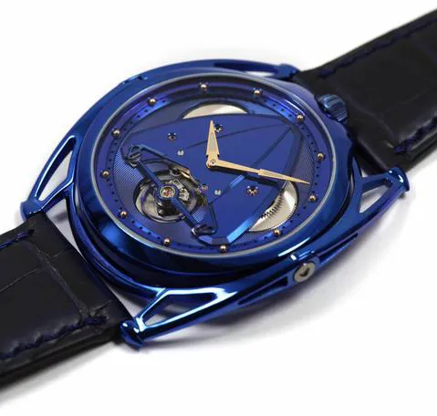 De Bethune DB28 DB28XPB 43mm Titanium Blue 3