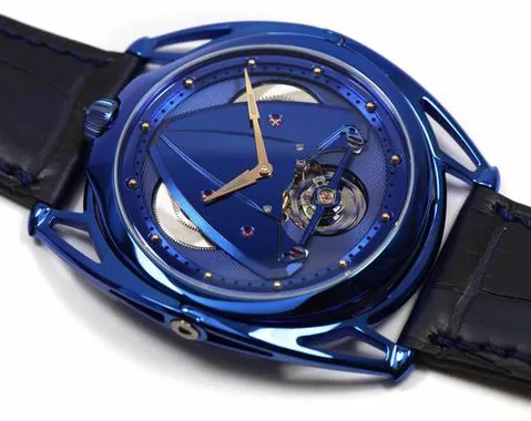 De Bethune DB28 DB28XPB 43mm Titanium Blue 4