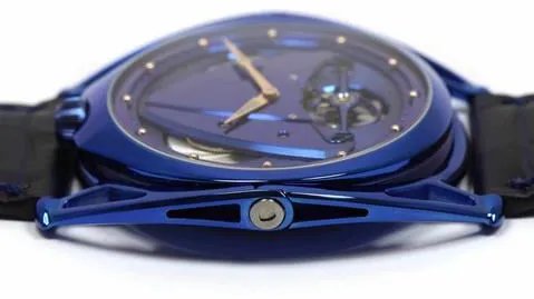 De Bethune DB28 DB28XPB 43mm Titanium Blue 6