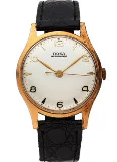 Doxa 14k yellow gold Silver