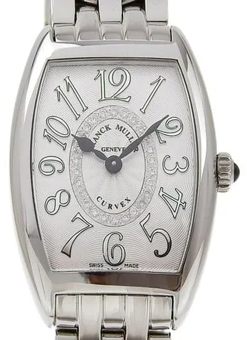 Franck Muller Cintree Curvex 1752QZ REL CD 1R 1752QZ REL CD 1R 1.4mm Stainless steel Silver