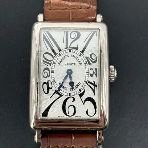 Franck Muller Long Island 950 QZ 26mm White gold Silver