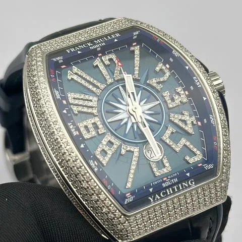 Franck Muller Vanguard V 45 SC DT 44mm Stainless steel Blue 1