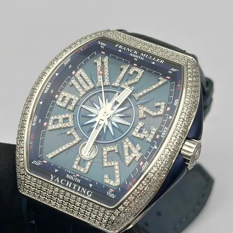 Franck Muller Vanguard V 45 SC DT 44mm Stainless steel Blue 2