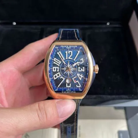 Franck Muller Vanguard V 45 SC DT 44mm Stainless steel Blue