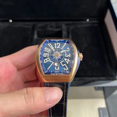 Franck Muller Vanguard V 45 SC DT 44mm Stainless steel Blue 1