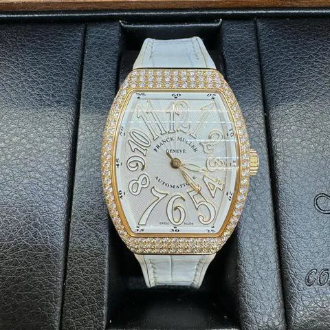 Franck Muller Vanguard V32 SC AT FO L D NR 5N 42mm Rose gold White