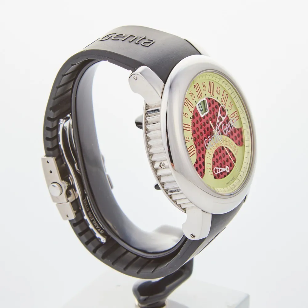 Gérald Genta Arena Bi-Retrograde BSP.Y.10 47mm Stainless steel Red and Green gold 4