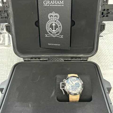 Graham Chronofighter Oversize 2CCAU.E03A.K93B 47mm Stainless steel Brown