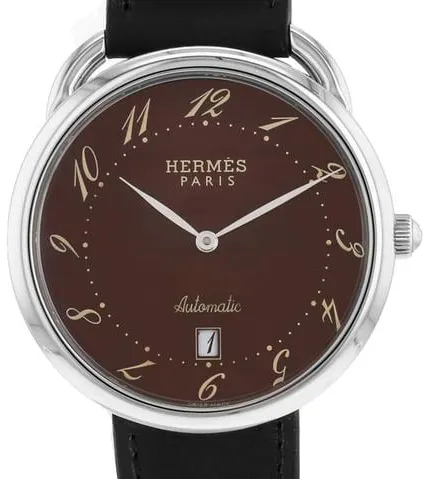 Hermès Arceau AR4.810 41mm Stainless steel Black