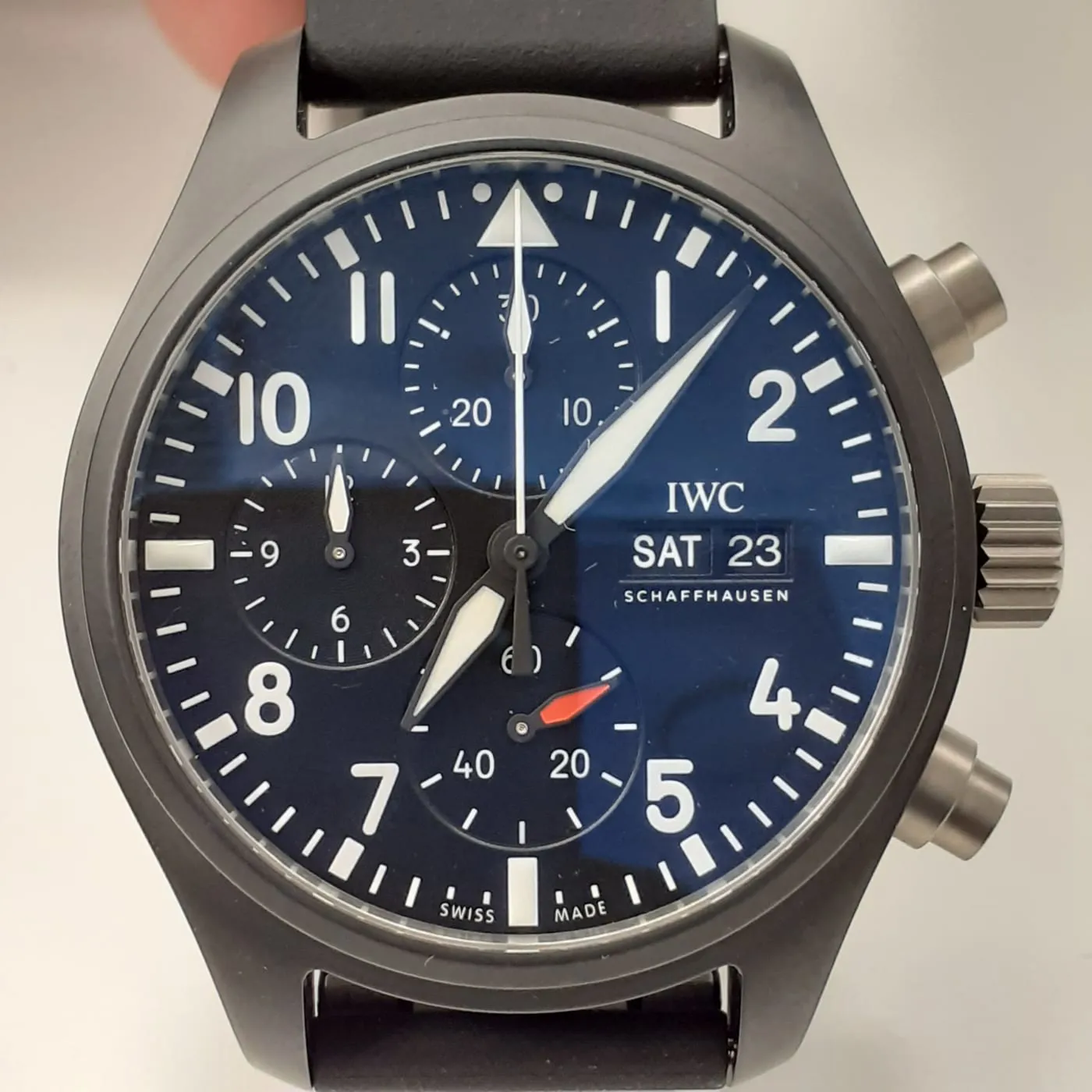 IWC Pilot Chronograph Top Gun IW389401 41mm Ceramic Black