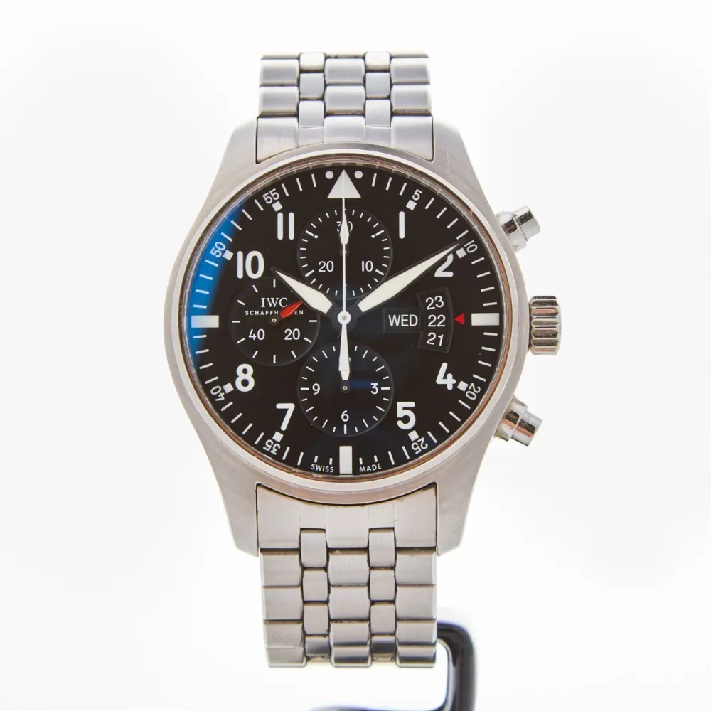 IWC Pilot IW377704 43mm Stainless steel Black