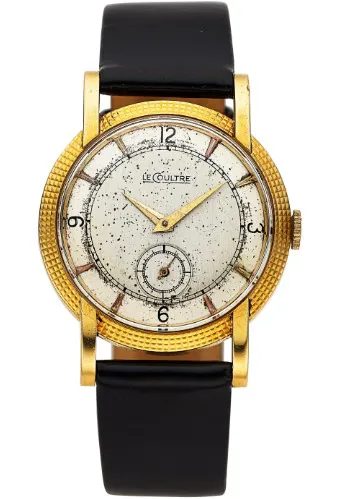 LeCoultre 33mm 14k yellow gold Silver