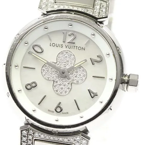 Louis Vuitton Q121P 28mm Stainless steel White