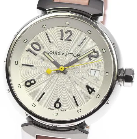 Louis Vuitton Q1313 34mm Stainless steel Silver