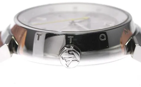 Louis Vuitton Q1313 34mm Stainless steel Silver 2