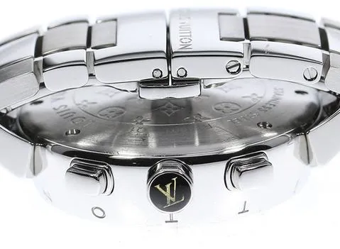 Louis Vuitton Q132G 34mm Stainless steel Black 6