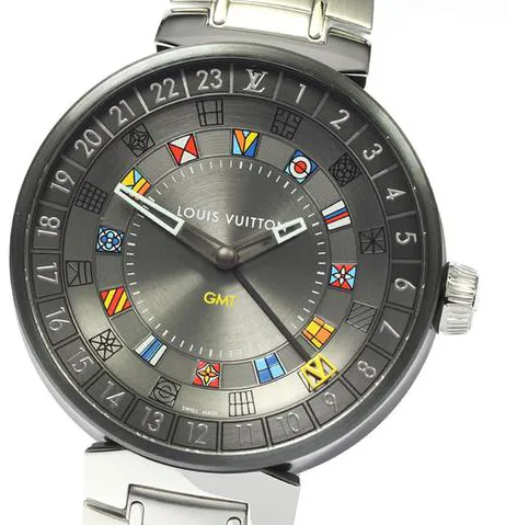 Louis Vuitton QA097 44mm Stainless steel Gray