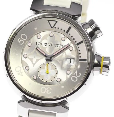 Louis Vuitton Q131M 34mm Stainless steel Silver