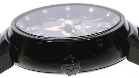 Louis Vuitton QA155 28mm Stainless steel Black 6