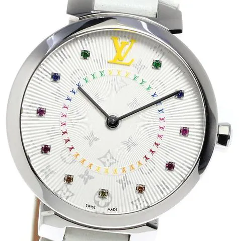 Louis Vuitton QA159 33mm Stainless steel Silver