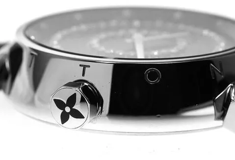 Louis Vuitton Q111C 39mm Stainless steel Black 3