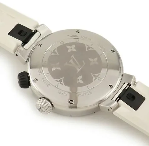 Louis Vuitton QA124Z 39.5mm Stainless steel Silver 1