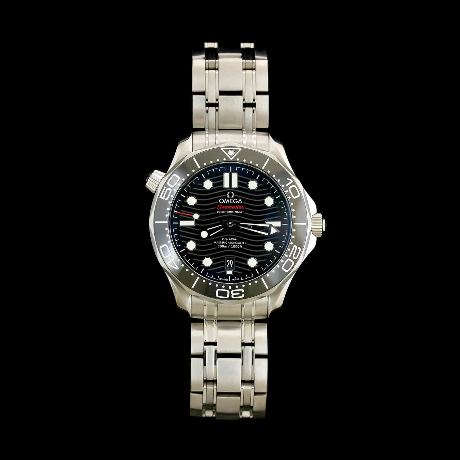 Omega Seamaster Diver 300M Stainless steel Black