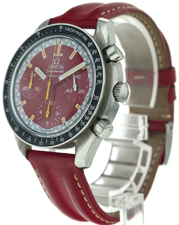 Omega Speedmaster Reduced 3810.61.41 39mm Stainless steel Red 1