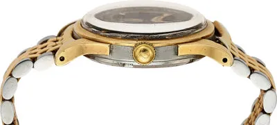 Omega 35mm Stainless steel and Gold-plated Black 1