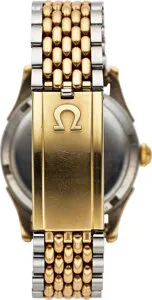 Omega 35mm Stainless steel and Gold-plated Black 3