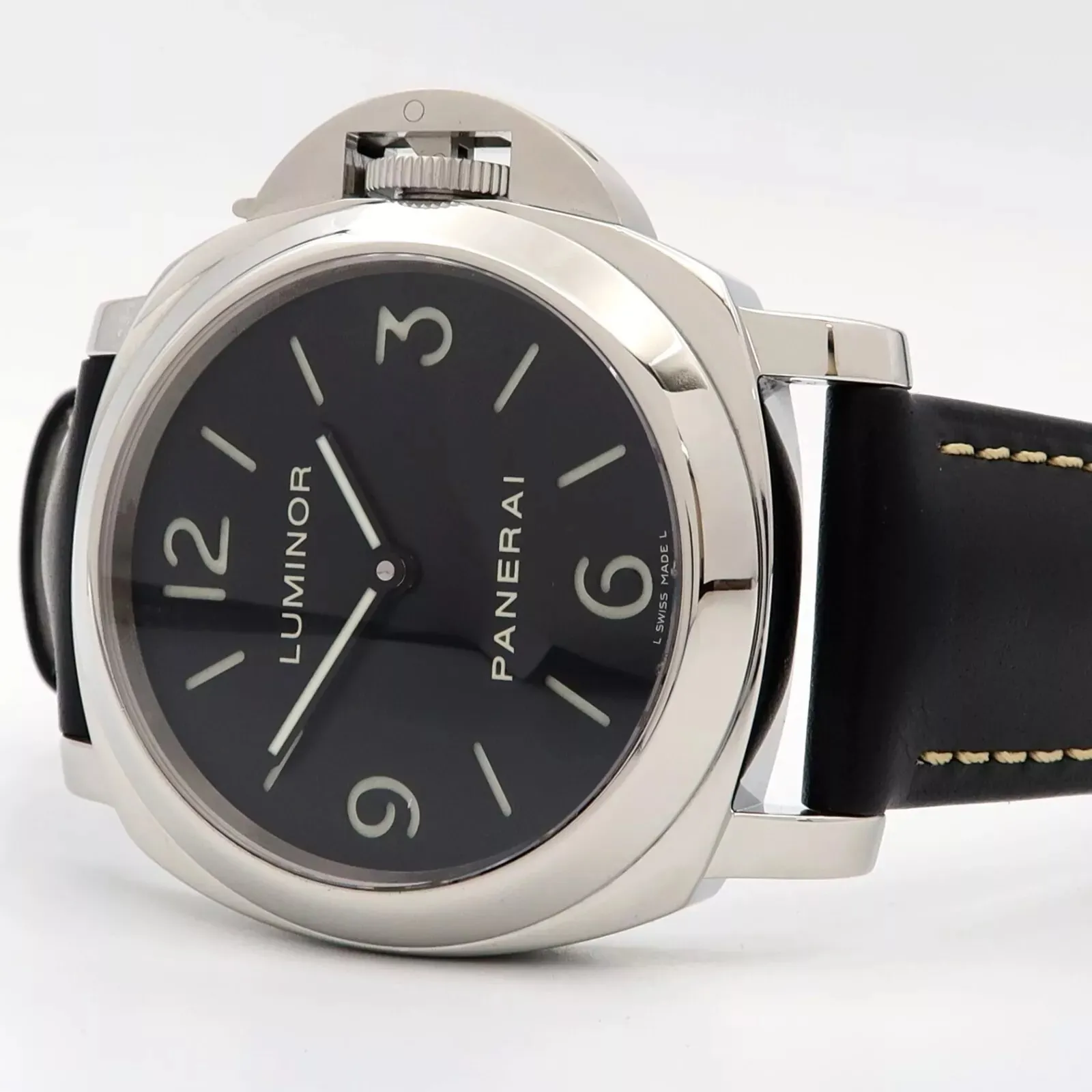 Panerai Luminor Base PAM 00112 44mm Stainless steel Black 4