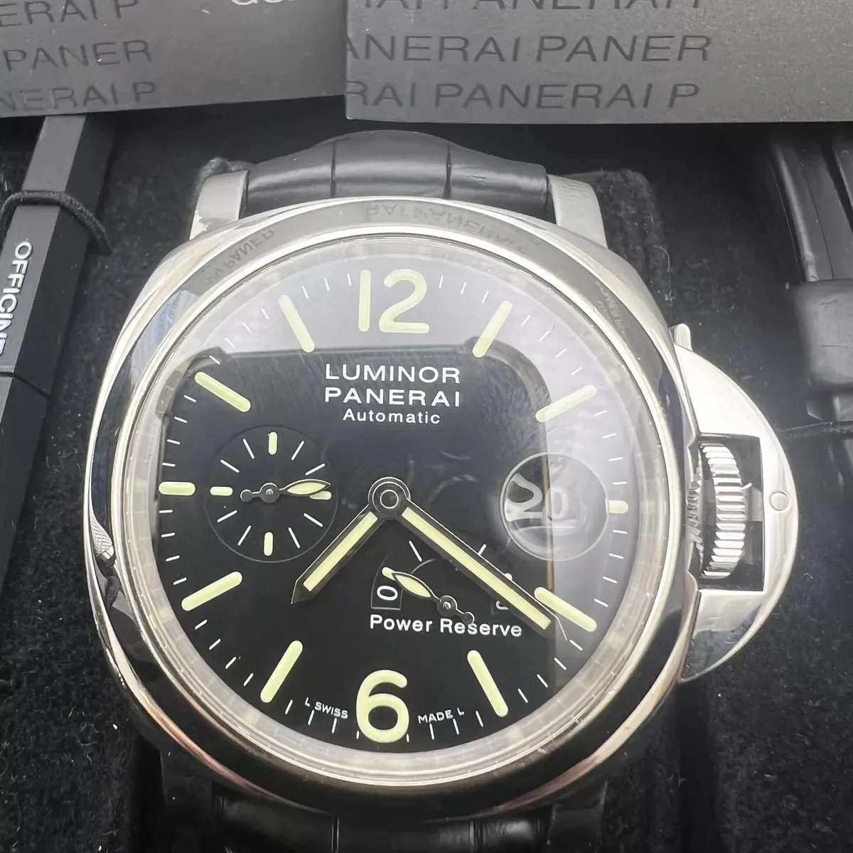 Panerai Luminor PAM 00090 44mm Stainless steel Black