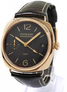 Panerai Radiomir PAM 00421 Red gold Brown