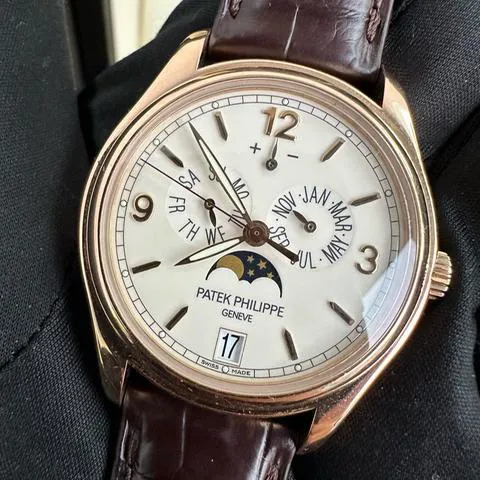 Patek Philippe Annual Calendar 5146R-001 39mm Rose gold Beige 4