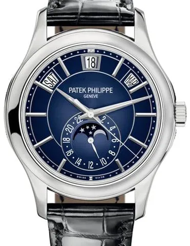 Patek Philippe Annual Calendar 5205G-013 40mm White gold Blue