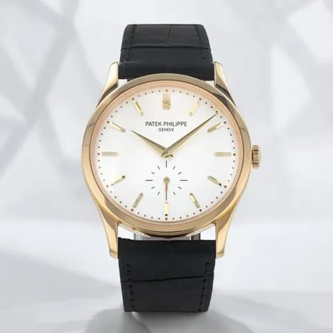 Patek Philippe Calatrava 5196J-001 37mm Yellow gold Silver