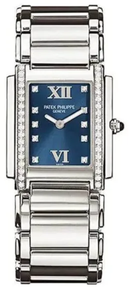 Patek Philippe Twenty~4 4910/10A-012 25mm Stainless steel Blue