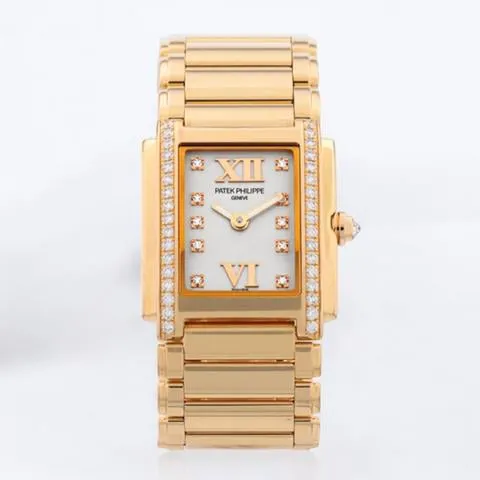 Patek Philippe Twenty~4 4910/11R-011 25mm Rose gold Silver