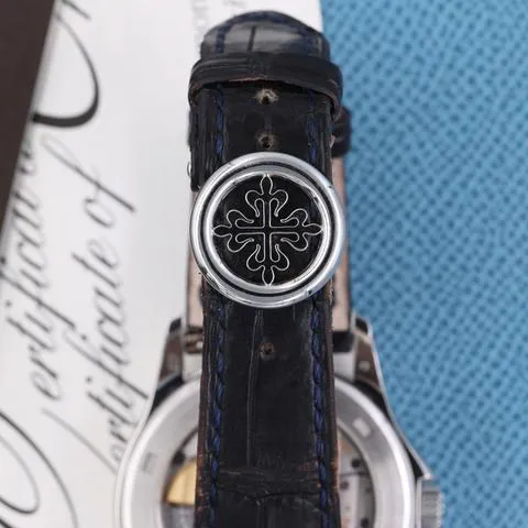 Patek Philippe World Time 5130P-001 39.5mm Platinum Blue 4