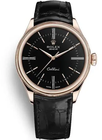 Rolex Cellini 50505 Rose gold Black