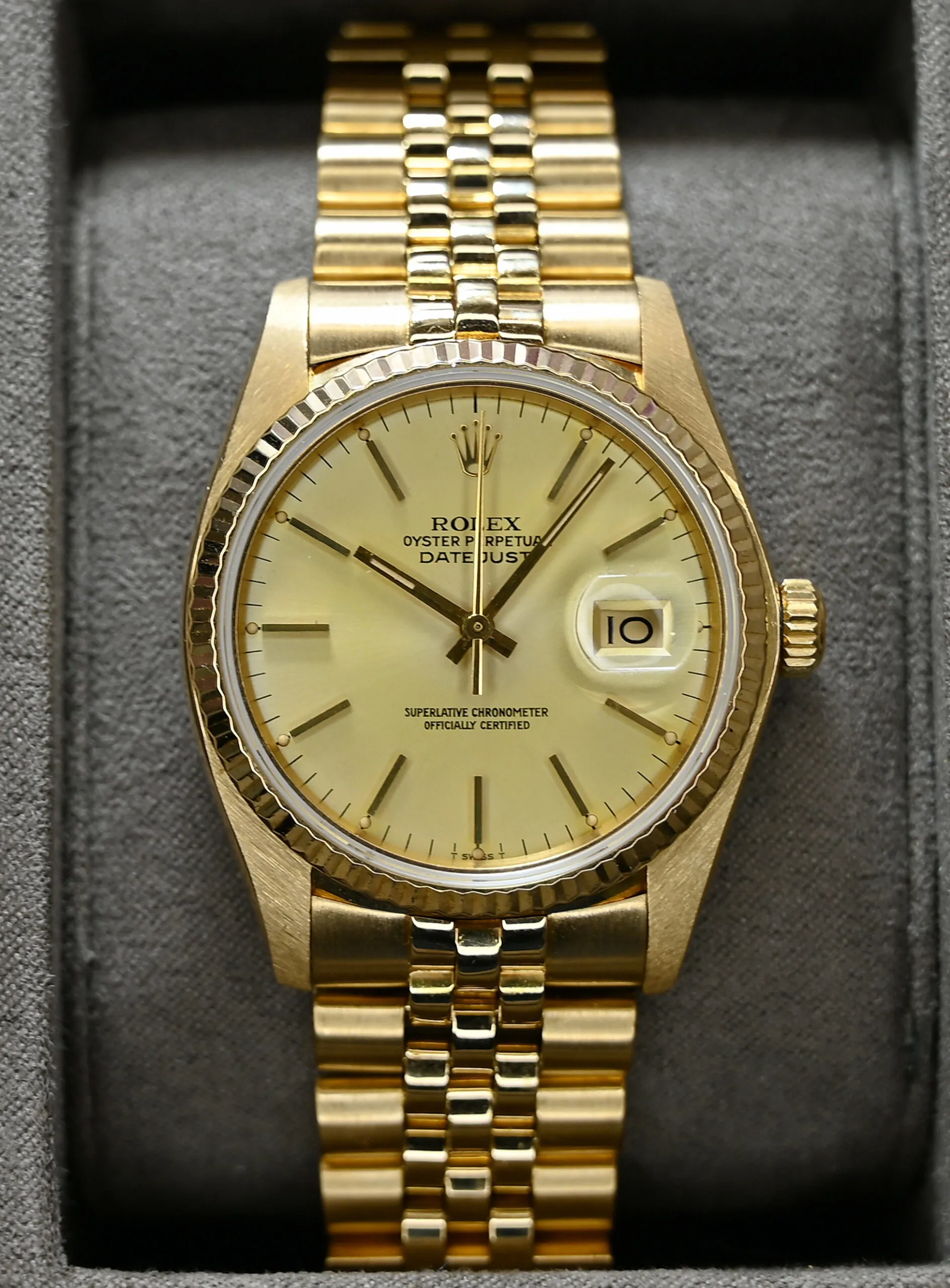 Rolex Datejust 36 16018 36mm Yellow gold Gold